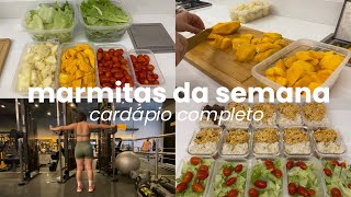 PREPARANDO AS COMIDAS DA SEMANA  sem congelar  alimentação saudável [upl. by Ahsyas771]