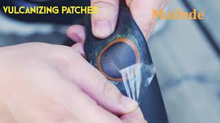 Bike Vulcanizing Patch Tutorial [upl. by Gherardi34]