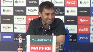 Rueda de prensa de Asier Garitano Previa Deportivo Leganés [upl. by Eob]