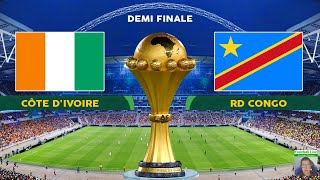 Côte dIvoire vs RD Congo  Coupe dAfrique des Nations 2023  Match Complet  PES [upl. by Selig]