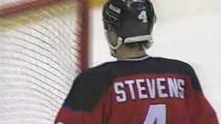 1995 Stanley Cup Finals Game 2 Scott Stevens Blasts Kozlov [upl. by Bixby]