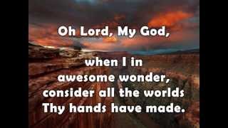 How Great Thou Art w lyrics By Alan Jackson [upl. by Anella987]