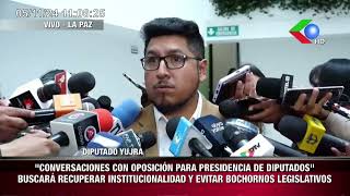 quotCONVERSACIONES CON OPOSICIÓN PARA PRESIDENCIA DE DIPUTADOSquot BUSCARÁ RECUPERAR INSTITUCIONALIDAD [upl. by Sophia503]