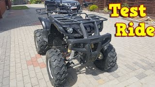 250cc Chinese Farm Quad Test Ride [upl. by Dnomal]