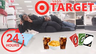 24 Hours Overnight Challenge In Target Vlogmas Day 23 [upl. by Aloel885]