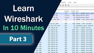 Learn Wireshark in 10 minutes Part 3  Wireshark Tutorial TLS Handshake [upl. by Bozovich]