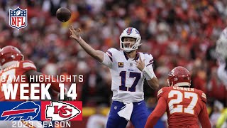 Buffalo Bills vs Kansas City Chiefs  2023 Week 14 Game Highlights [upl. by Areemas982]