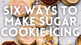 6 Sugar Cookie Frosting Recipes [upl. by Sivad]