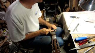 1932 Martin 117 Neck Bar Fret Work [upl. by Glynas]