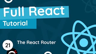 Full React Tutorial 21  The React Router [upl. by Lune]