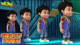 Seven Suit Compilation  06  Vir The Robot Boy  Cartoon for kids  wowkidz [upl. by Adaminah982]