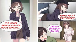 Manga Dub I unknowingly let a super star into my room and she keeps trying to be my girlfriend [upl. by Hayyikaz240]