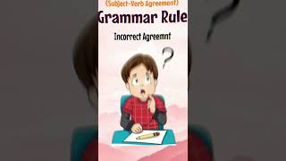 Subject Verb Agreement Explained A Visual Guide tense englishgrammar education [upl. by Gert134]