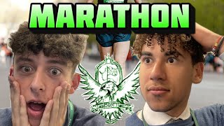 ALF AND BENJ RUN A MARATHONPromotional Video Roundwood Park School [upl. by Anidualc396]