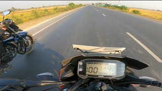 YAMAHA FZS V2  VS GIXXER MONOTONE  0 TO 100 TEST  PERFORMANCE TEST DRAG RACE FZS ON FIRE 🔥 [upl. by Arde]