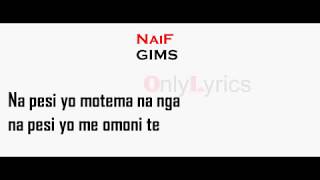 GIMS  NaiF ParolesLyrics [upl. by Razatlab]