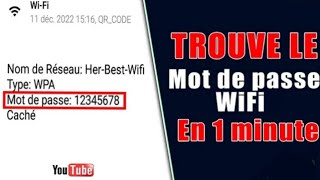 Comment récupérer le mot de passe dun réseau Wifi [upl. by Anelyak791]