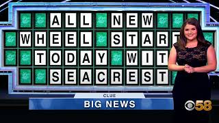 CBS 58 Morning News Solves Wheel of Fortune Puzzle with Anchor Alex Corradetti [upl. by Alemap]