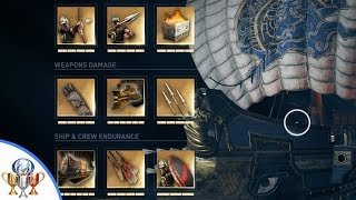 Assassins Creed Odyssey  Ancient Tablets to fully upgrade the Adrestia Ship Lord of the Seas [upl. by Winthrop]