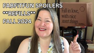 Fabfitfun Spoilers for ReFills Fall 2024  New Spoiler [upl. by Jacinta]