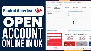 How To Open Bank Of America Account Online 2024  Bank Of America Tutorial [upl. by Pauwles]