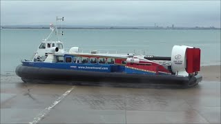 Isle Of Wight Hovercraft to Portsmouth Southsea [upl. by Liuqnoj]