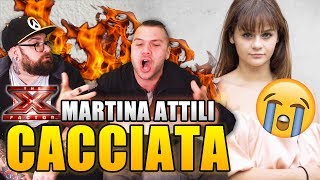 Martina Attili  Cherofobia  X Factor REACTION [upl. by Catrina]