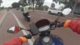 R class Motorcycle lessons in Joondalup with Ross and Elite Motorcycle Training Tips and feedback [upl. by Ruyam]