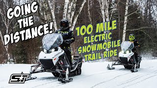 Taiga Electric Snowmobile 100 Mile Real World Test [upl. by Oza]