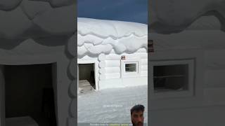 Snow ❄ house 🏠 experiment sintokifacts7777 [upl. by Nylleoj]