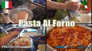 Episode 11 Italian Pasta Al Forno With Italian Grandmother Nonna Paolone [upl. by Hpesojnhoj]