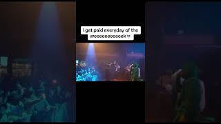 Yuno Miles PayDay Live performance 😂💀 [upl. by Karie566]