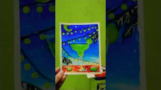 Easy My Rashid Margarita Painting  Online Canvas Painting Tutorial  For Beginners shorts [upl. by Ricardo]