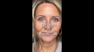 EYELINER for Crepey Eyes [upl. by Pratt]