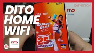 DITO HOME WIFI PREPAID STARTER KIT ACTIVATION AND SET UP  FAST AND EASY [upl. by Zednanref]