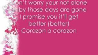 Corazon Youre Not Alone Prima J lyrics [upl. by Yrollam]