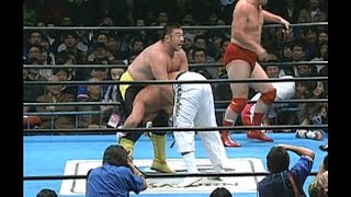 Hayabusa amp Jinsei Shinzaki vs Akira Taue amp Toshiaki Kawada November 27 1997 [upl. by Felty486]