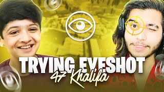 Trying eyeshot on 47 Khalifa in M24  Pubg Mobile [upl. by Otnas]