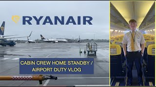 RYANAIR CABIN CREW VLOG [upl. by Eeralih]