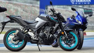 2024 Yamaha MT03 walkaround Review [upl. by Martelle]