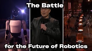 Robots of Tomorrow Tesla vs Boston Dynamics – The Future of AI amp Robotics [upl. by Eeramit]