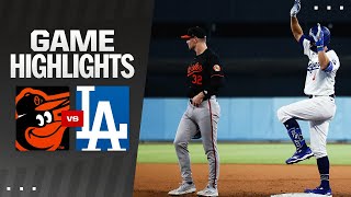 Orioles vs Dodgers Game Highlights 82924  MLB Highlights [upl. by Astred]