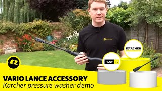 Karcher K Series Vario Lance Want to Control Karcher Water Pressure [upl. by Trocki]