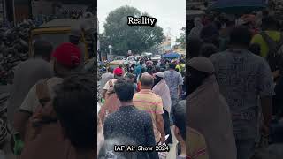 Expectations amp reality IAF air show 2024🔥 minivlog airshow iaf trendingreels militaryjets [upl. by Enelear]