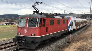 FRDE Trafic ferroviaireBahnverkehr Grandvaux Villette StSaphorin Palézieux  TPS [upl. by Amuh]