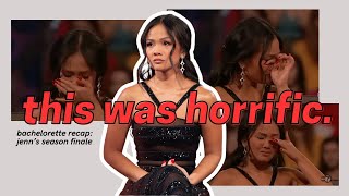 the worst ending in bachelorette history bachelorette recap jenn’s season finale 2024 [upl. by Damiano720]