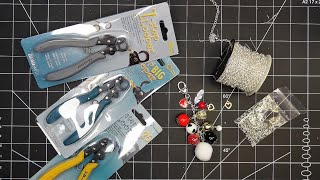 Comparing Beadsmith 1Step Looper Sizes and Review Tutorial Making a Simple Beaded Dangle [upl. by Akcimat]