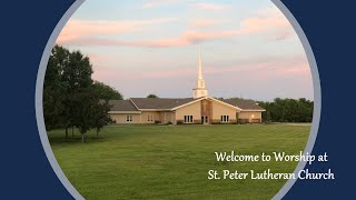 Sunday Aug 11th 900am LiveStream Worship at St Peter Lutheran Church [upl. by Attlee]