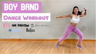 Boy Band Zumba Workout  BTS One Direction Jonas Brothers NSYNC amp The Beatles [upl. by Gaspard]