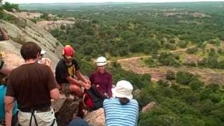 Enchanted Rock State Park Llano TX Rappelling May 16 2010mp4 [upl. by Zoe428]